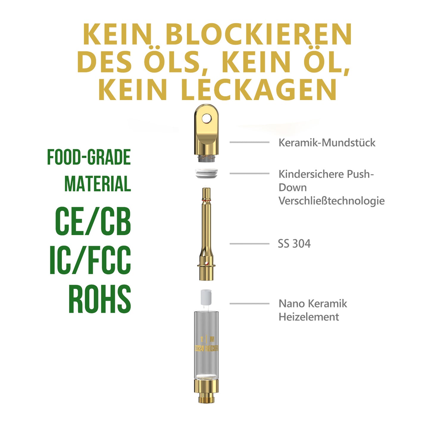CannBro Golden 510 Cartridges – Limitierte Sonderedition
