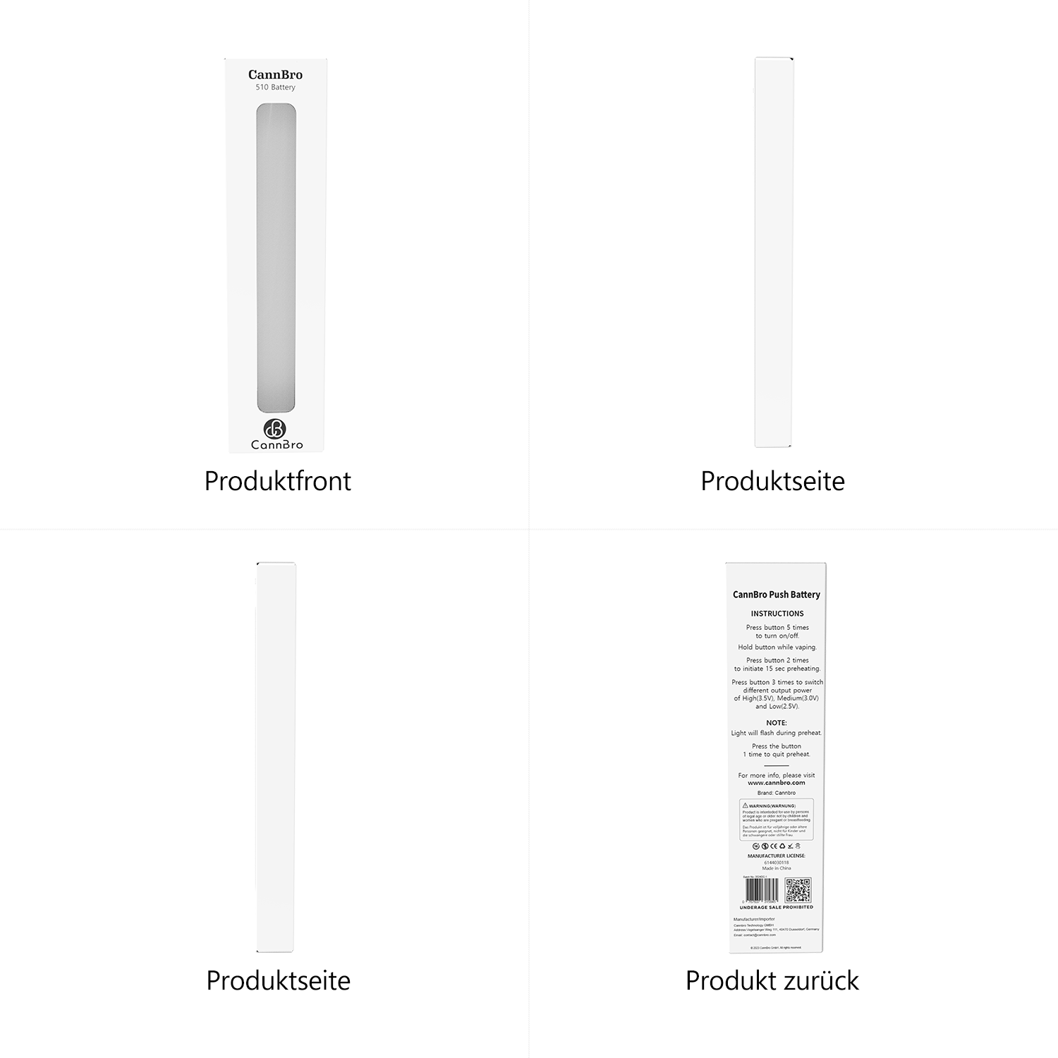 CannBro 510 Smart Display Button Battery