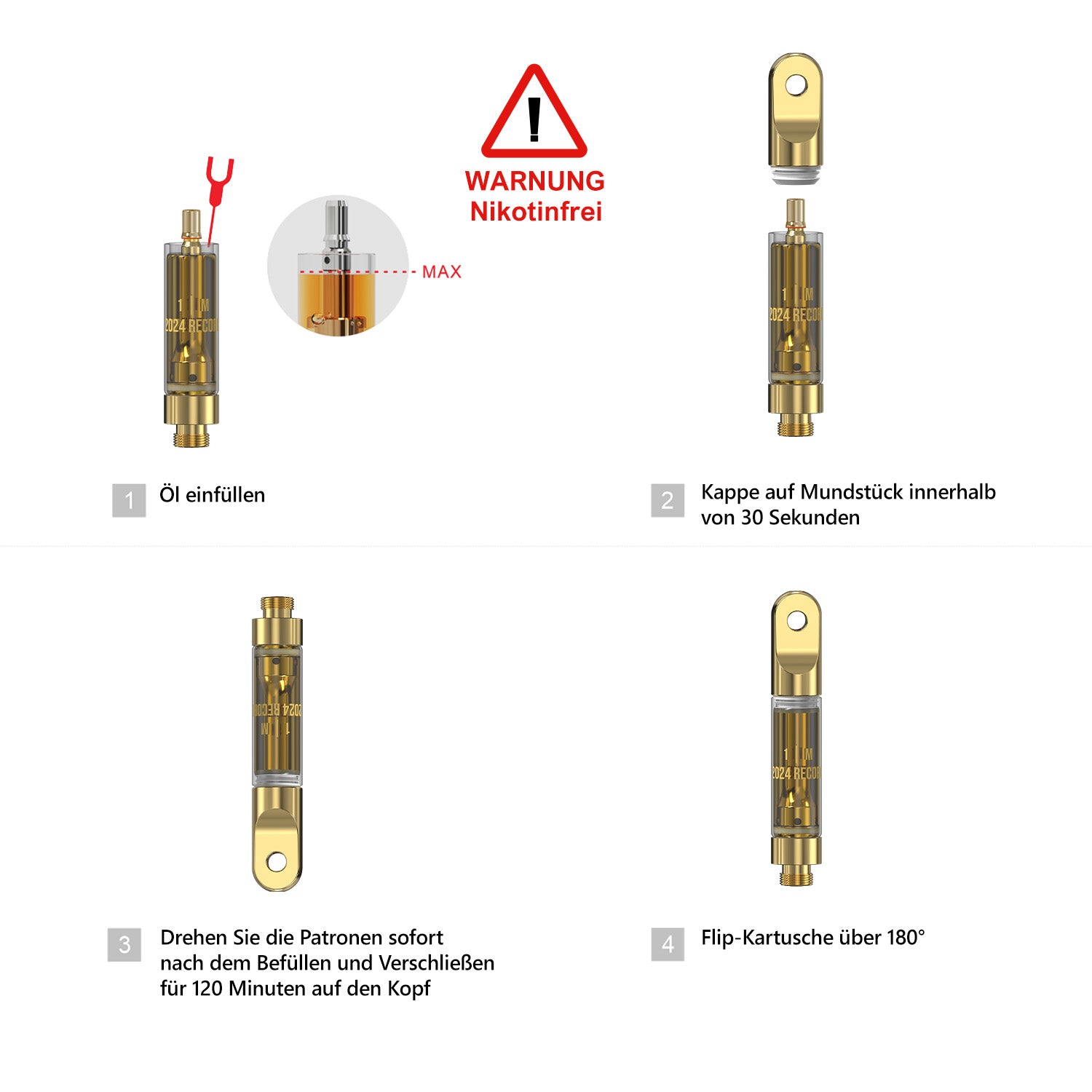 CannBro Golden 510 Cartridges-Limited special edition