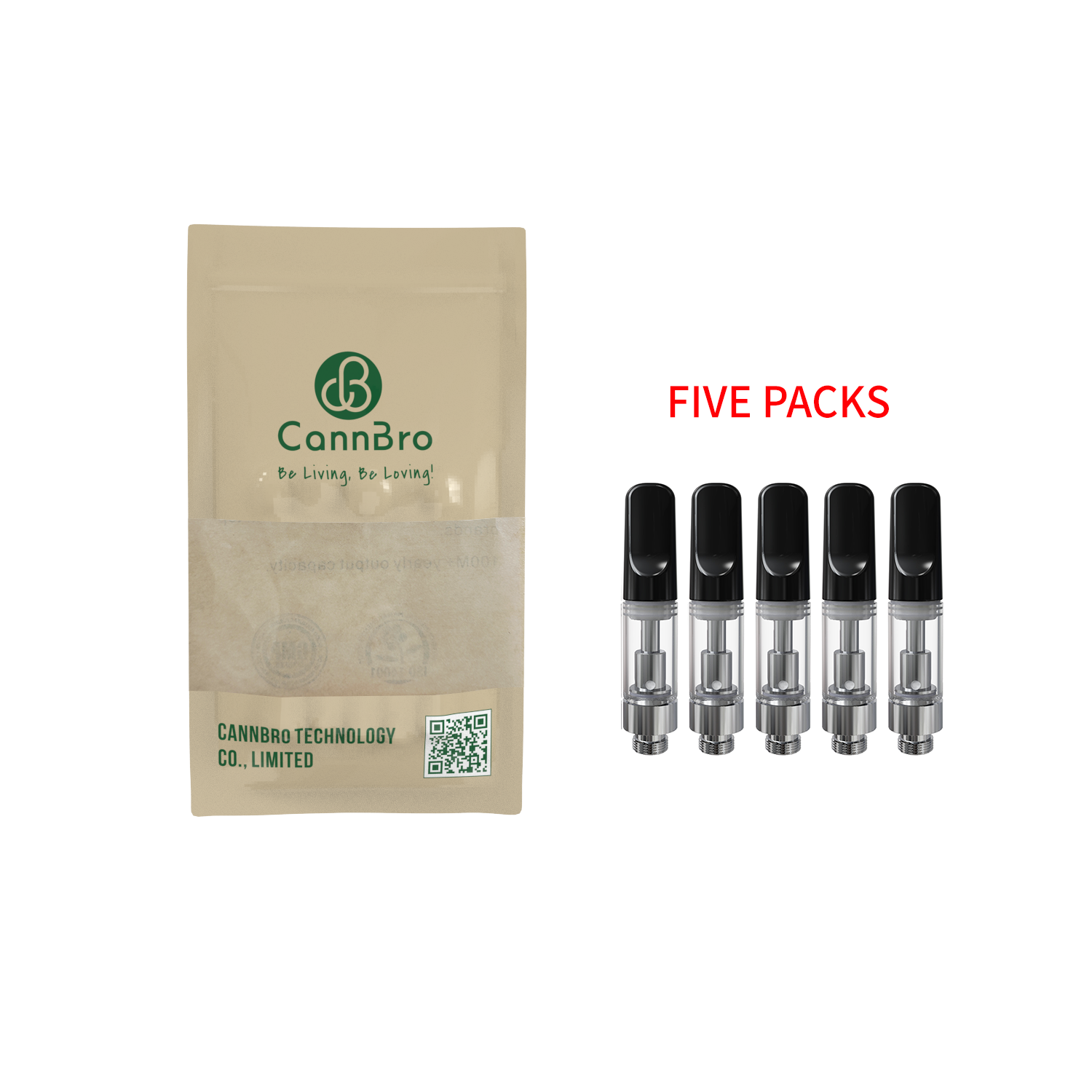 CannBro 510 Cartridges Pack of 5