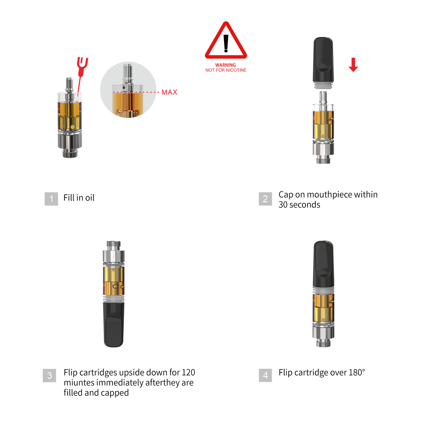 CannBro 510-Kartuschen, 5er-Pack 