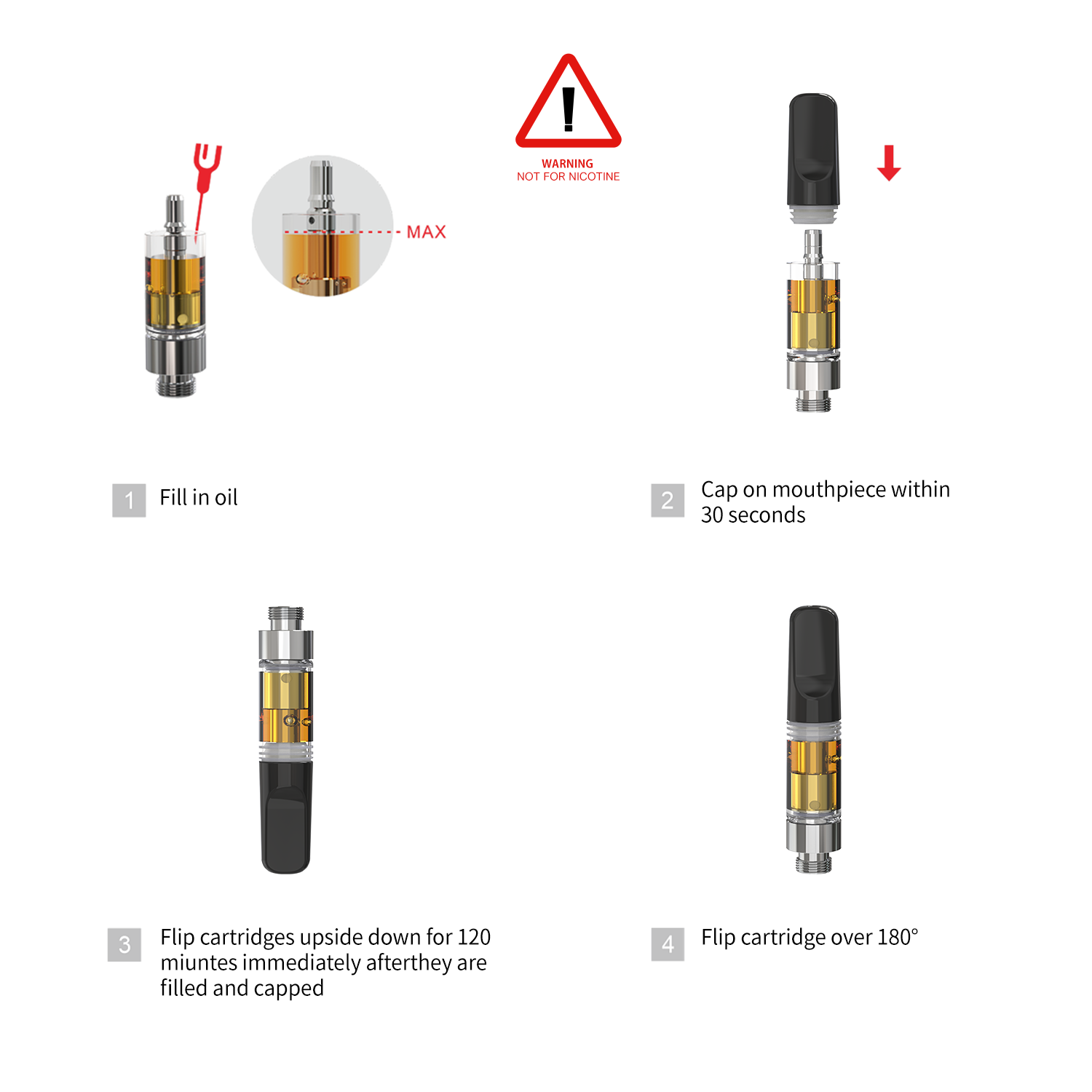 CannBro 510 Cartridges Pack of 5