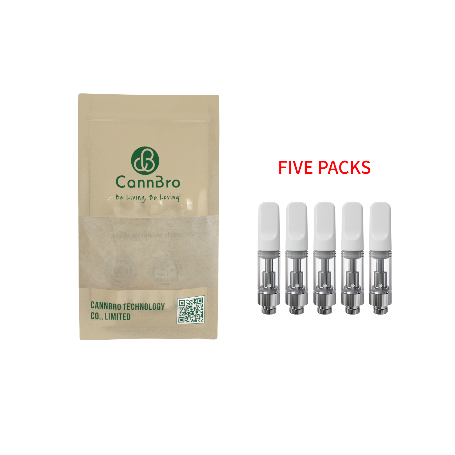 CannBro 510 Cartridges Pack of 5