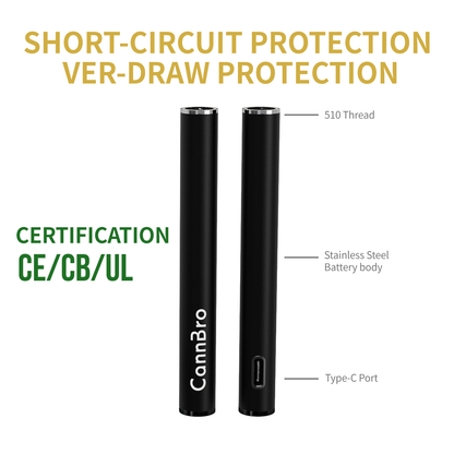 CannBro 510 Draw Aktivierter Vape-Akku