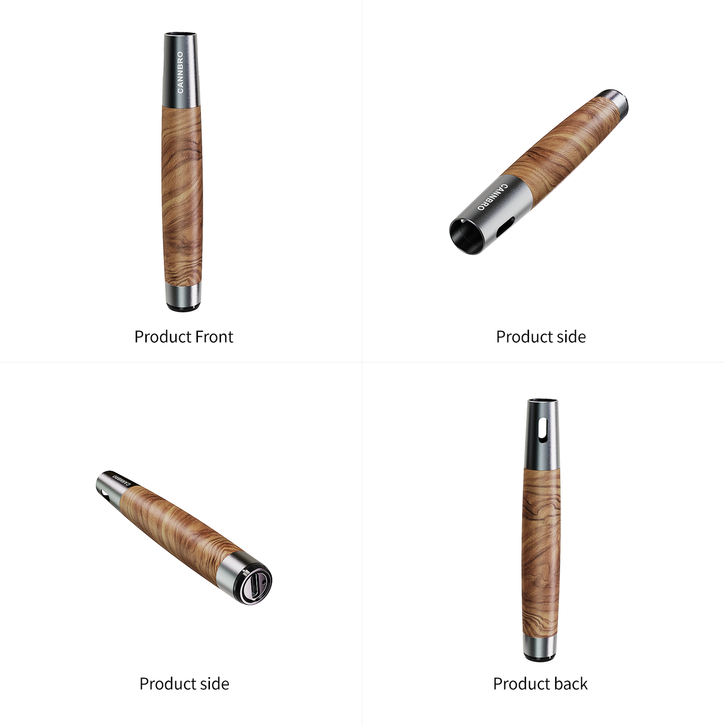 CannBro 510 Wood Design Draw Activated Vape Battery