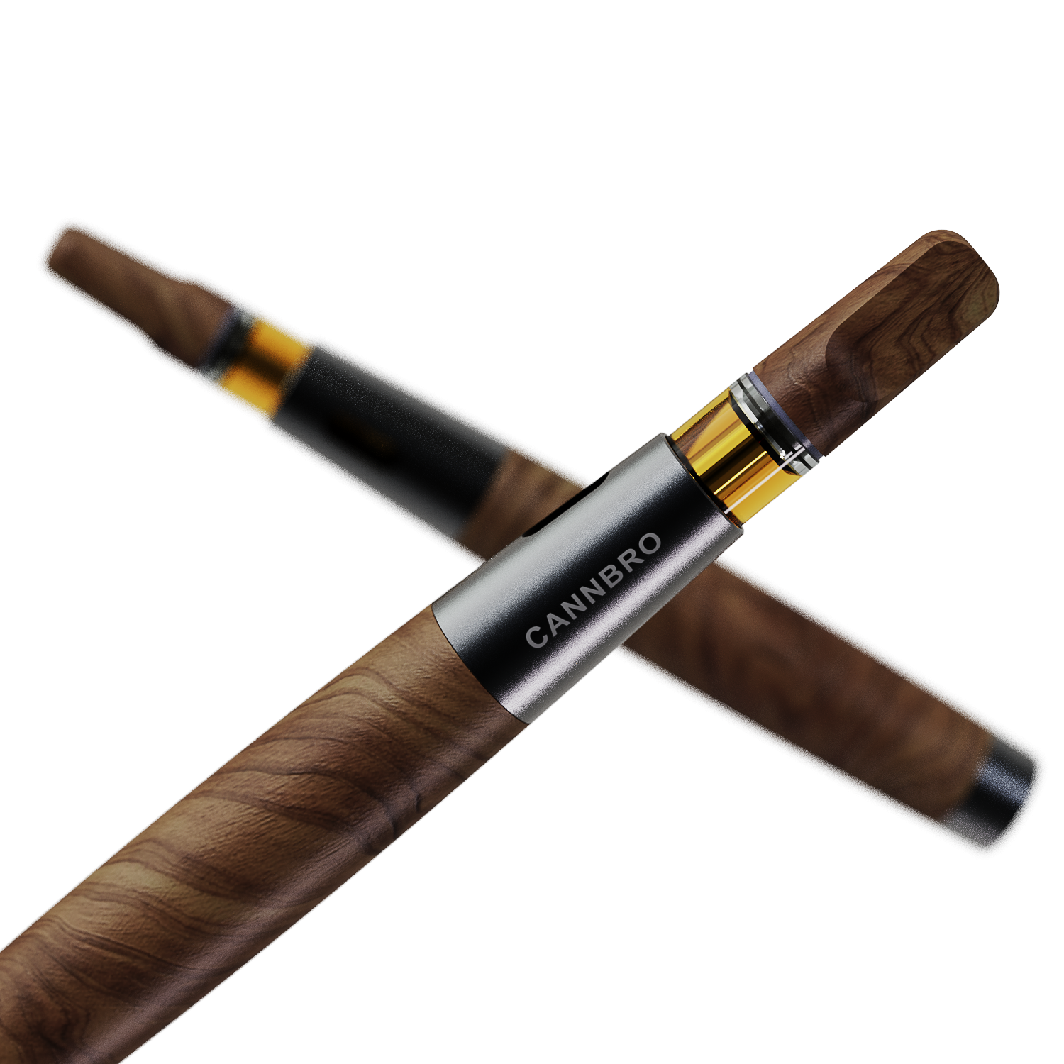 CannBro 510 Wood Design Draw Activated Vape Battery