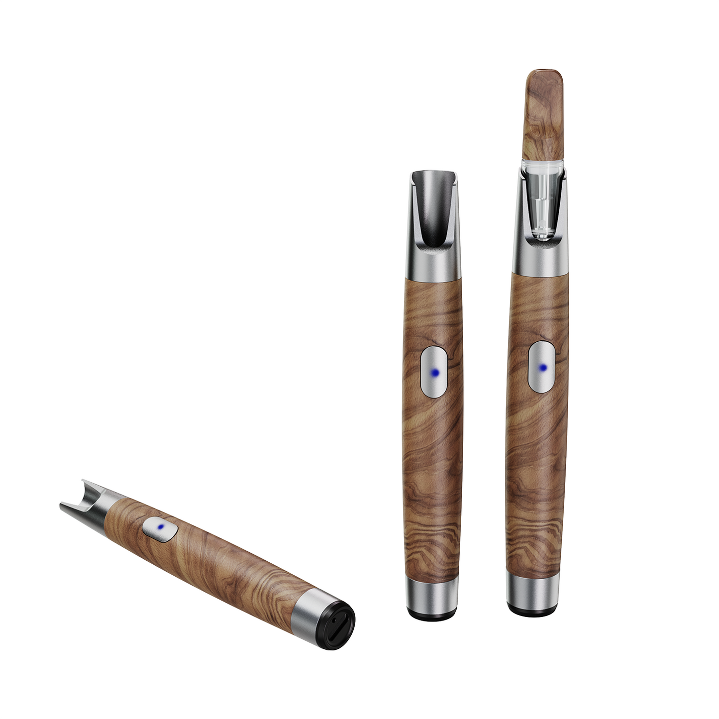 CannBro 510 Holzdesign Knopf-Vape-Akku 
