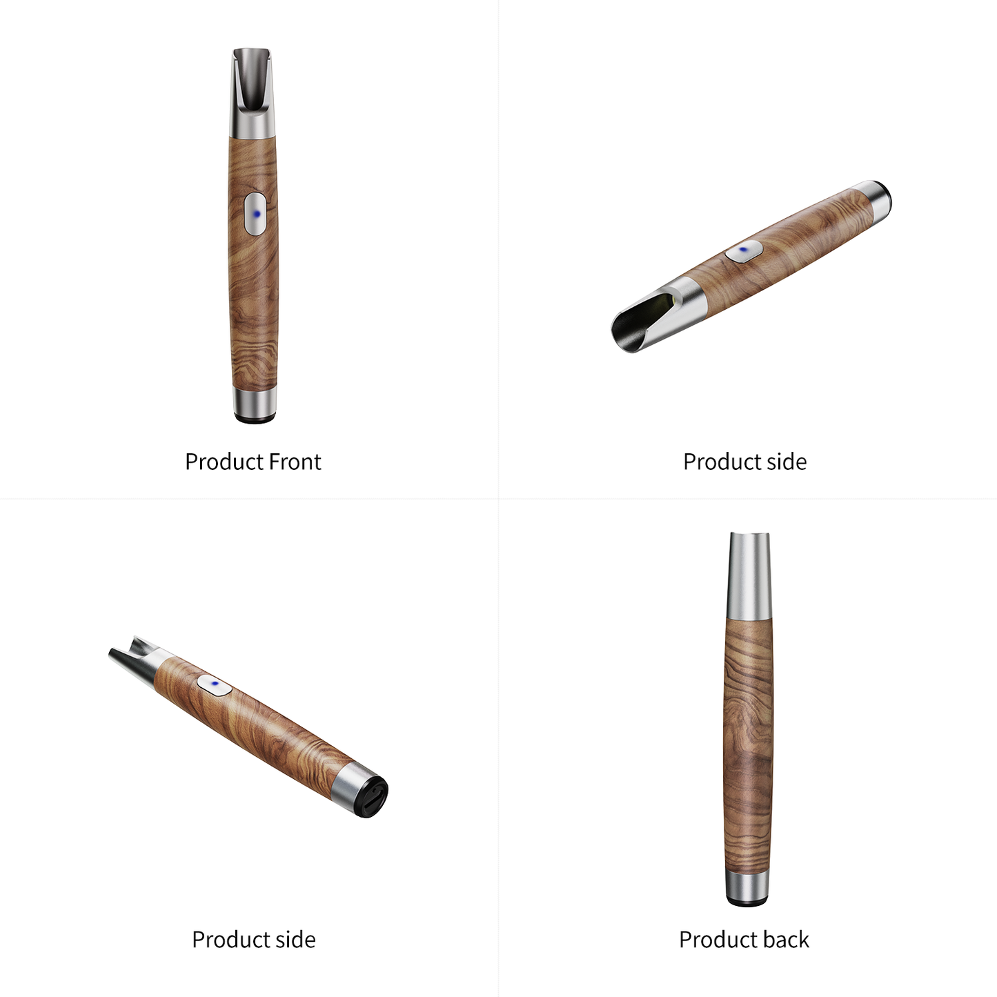 CannBro 510 Holzdesign Knopf-Vape-Akku 